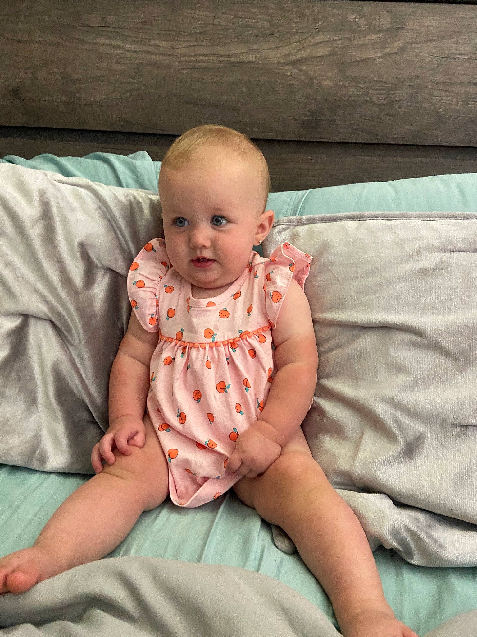 Kimberley is registered to the contest to win money with this photo: baby, baby_products, child, finger, person, sitting, skin, toddler