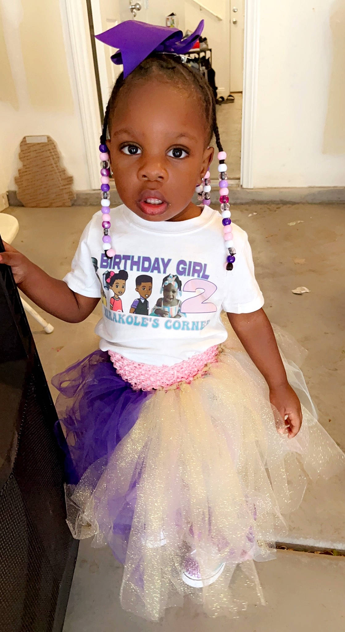 Mirakole joined the competition — help win amazing prizes! baby_toddler_clothing, beauty, blue, child, embellishment, event, eyelash, face, fashion, fashion_accessory, fashion_design, fun, hairstyle, happy, magenta, person, pink, purple, sleeve, toddler