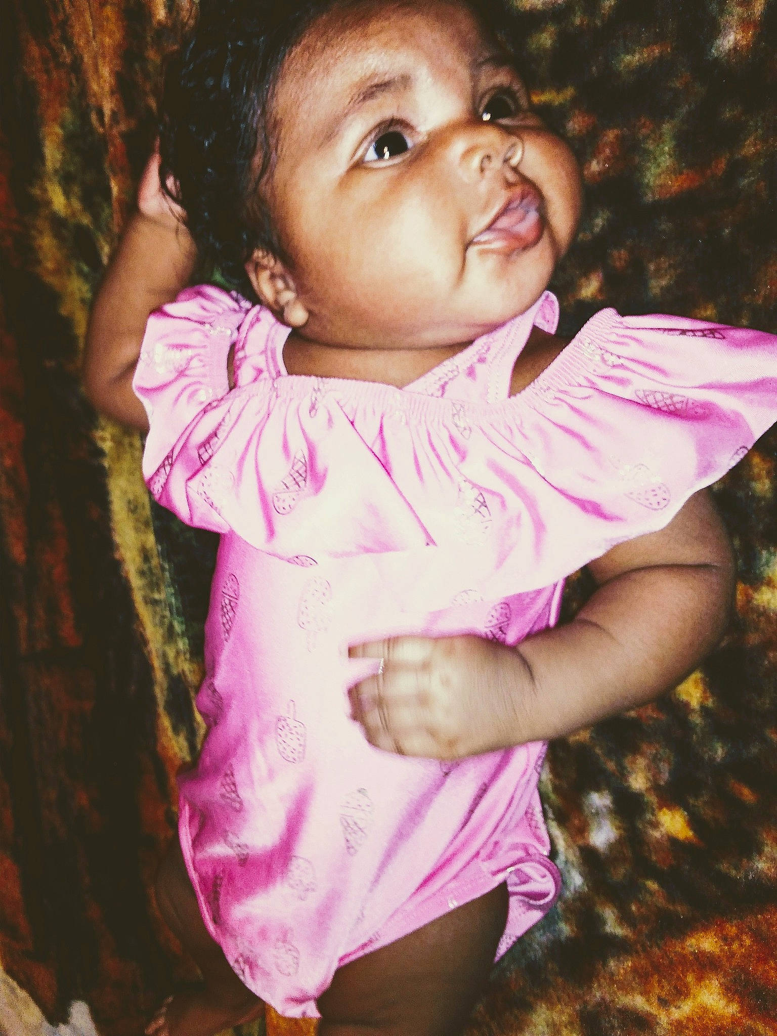 Madeleina joined the competition — help win amazing prizes! beauty, black_hair, cheek, child, child_model, cool, eye, face, fun, happy, lip, person, pink, skin, smile, toddler