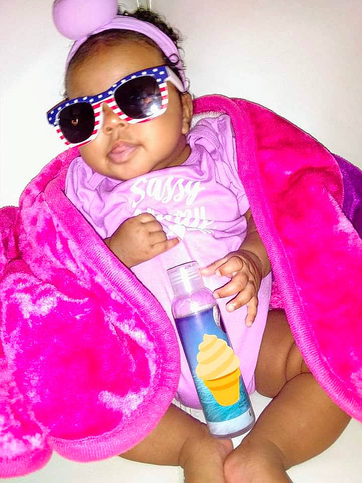 Madeleina joined the competition — help win amazing prizes! child, cool, eyewear, fun, glasses, magenta, outerwear, person, pink, purple, sunglasses, vision_care