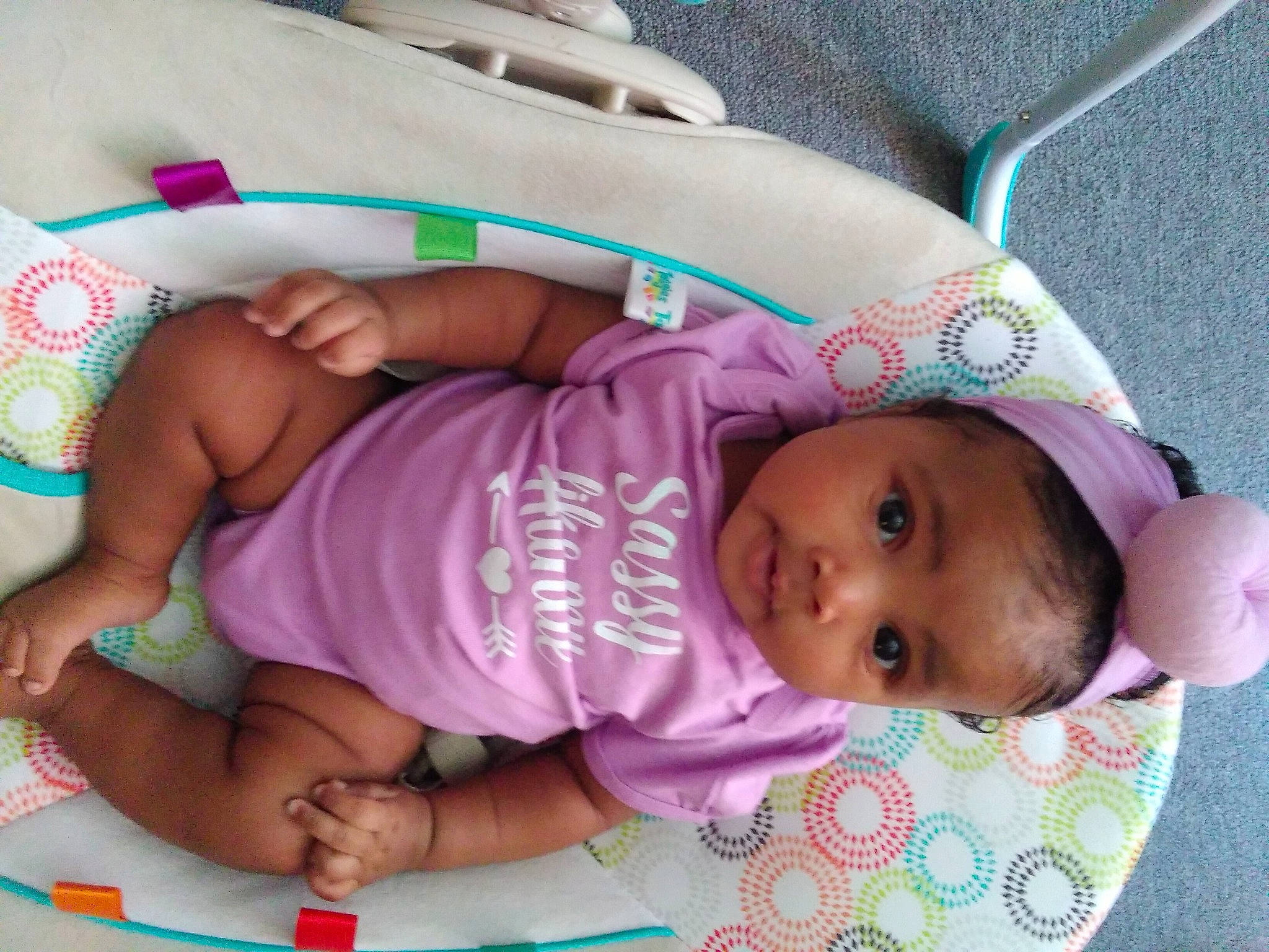 Madeleina joined the competition — help win amazing prizes! baby, baby_products, birth, cheek, child, ear, hand, happy, person, pink, play, product, skin, toddler