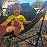 Lilith joined the competition — help win amazing prizes! backyard, barefoot, camping_chair, casual_photo, child, dry_leaves, happy, muddy_feet, outdoor, outdoor_furniture, playful, portrait, shed, sitting, smiling, summer, sunlight, toddler, toy, yellow_shirt