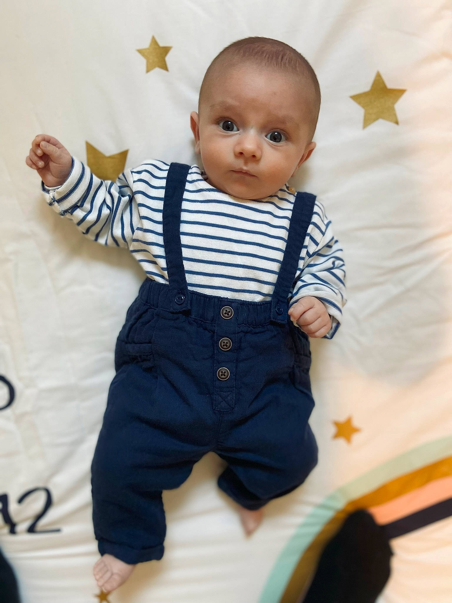 Eden participe au concours pour gagner de l'argent avec cette photo : baby, baby_products, baby_toddler_clothing, child, collar, dress_shirt, electric_blue, eye, happy, head, linens, outerwear, pattern, person, pink, product, sleeve, t_shirt, textile, toddler