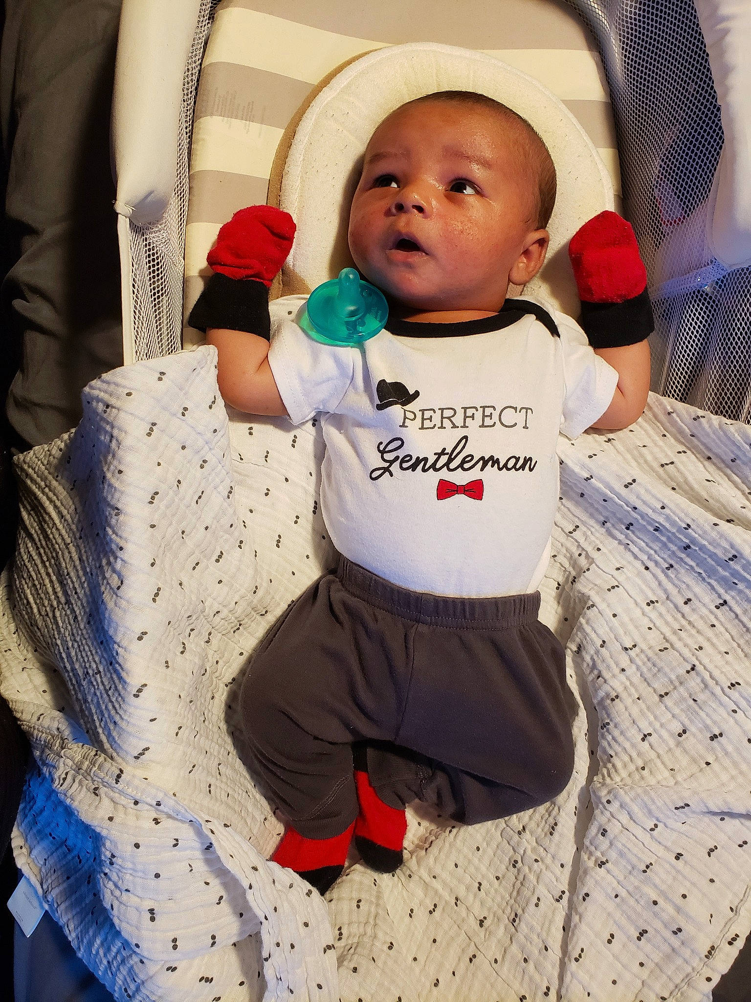 Jeremiah is registered to the contest to win money with this photo: baby, baby_products, cheek, child, happy, people, person, play, product, skin, smile, textile, toddler, vacation