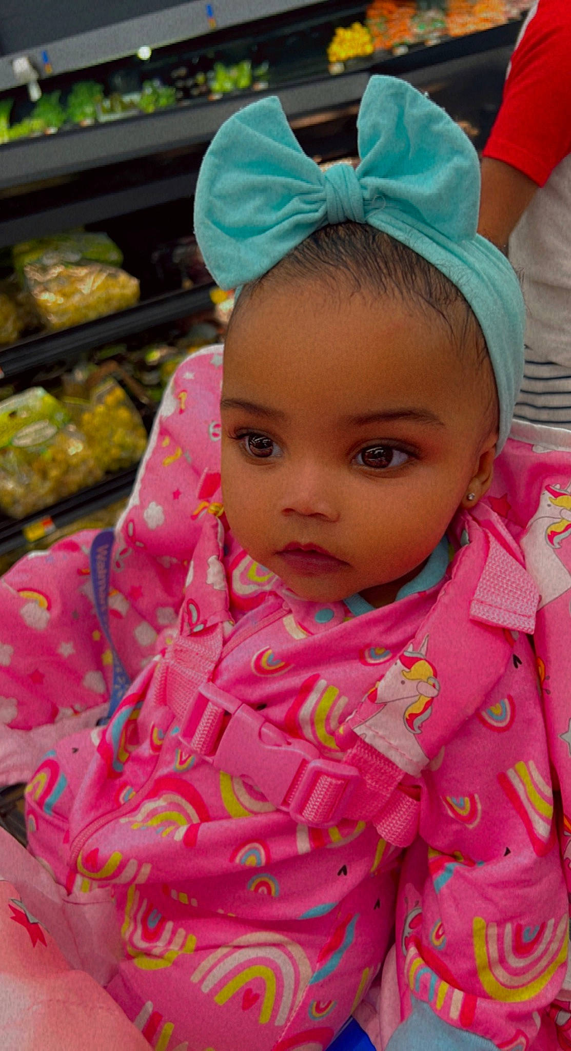 Mariah joined the competition — help win amazing prizes! cheek, child, chin, event, eyelash, facial_expression, fashion_accessory, fun, green, hairstyle, happy, head, headpiece, magenta, makeover, person, pink, skin, temple, toddler