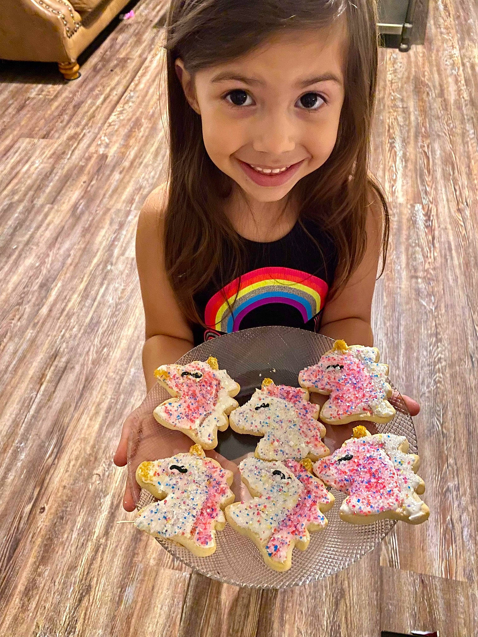 Annabell Grace-lynn is registered to the contest to win money with this photo: baked_goods, baking, child, confectionery, cuisine, dessert, fashion_accessory, flooring, food, fun, happy, hardwood, joy, junk_food, pattern, person, play, smile, snack, sweetness