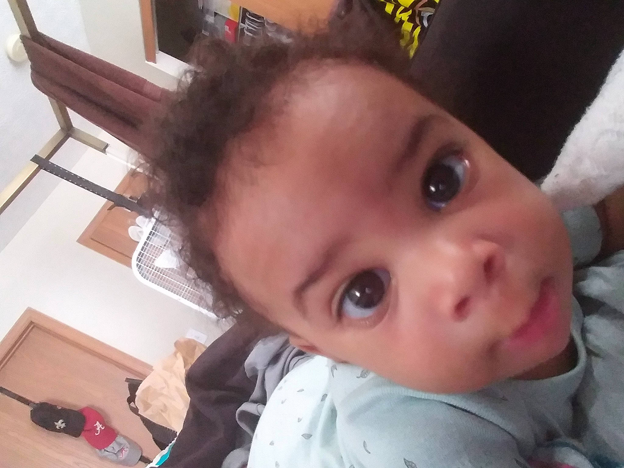 Jerome joined the competition — help win amazing prizes! baby, black_hair, cap, cheek, child, cool, ear, eyebrow, eyelash, finger, forehead, fun, hat, iris, lip, mouth, nose, person, picture_frame, skin