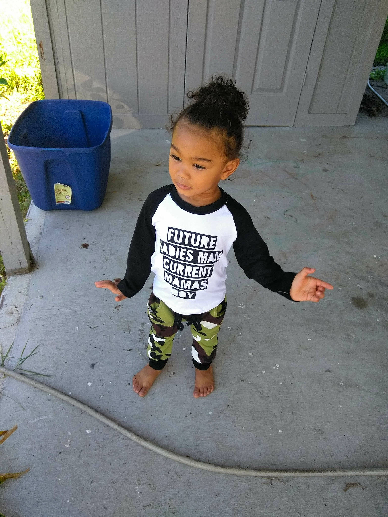 Zayne joined the competition — help win amazing prizes! child, floor, person, play, standing, t_shirt, toddler