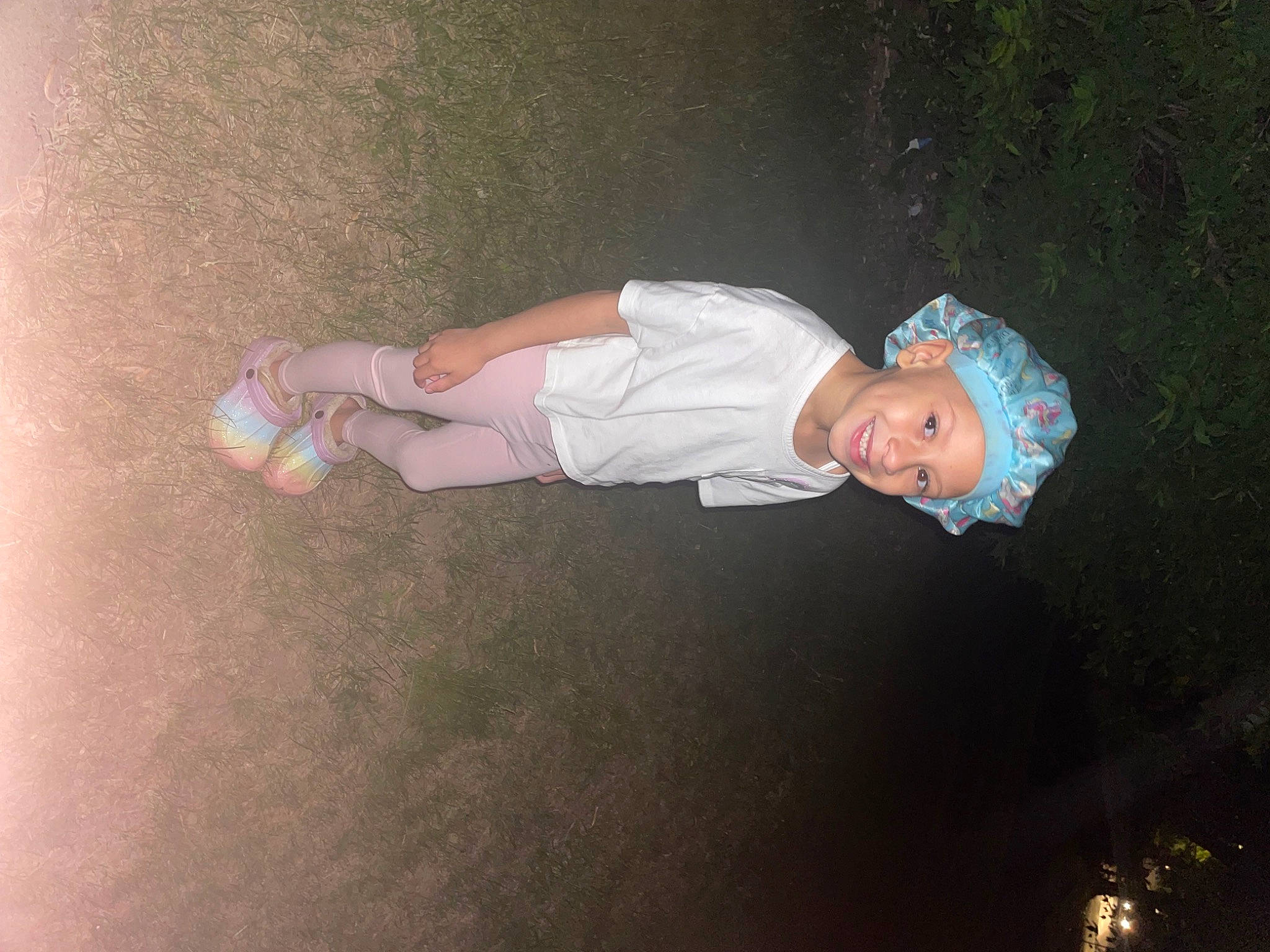 Caroline is registered to the contest to win money with this photo: child, elbow, flash_photography, fun, grass, happy, headwear, human_leg, joy, knee, leisure, people_in_nature, person, recreation, thigh, toddler, tree, walking_shoe