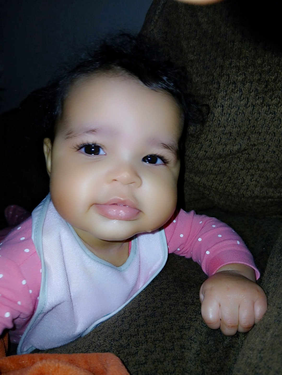 Saellem joined the competition — help win amazing prizes! baby, bodypart, couch, crawling, cushion, face, finger, furniture, hand, happy, head, homedecor, laughing, mouth, newborn, person, photography, portrait, sitting, smile
