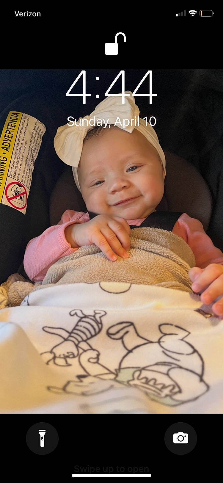 Malani joined the competition — help win amazing prizes! baby, baby_toddler_clothing, cheek, child, comfort, cup, drinkware, finger, hand, happy, linens, mouth, nail, pattern, person, product, skin, smile, sweetness, thumb