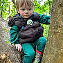 Abel-James is registered to the contest to win money with this photo: child, toddler, forest, tree, outdoor, boots, vest, greenery, nature, curious, clothing, person, young_child, adventure, exploration, casual, daylight, play, sitting, portrait