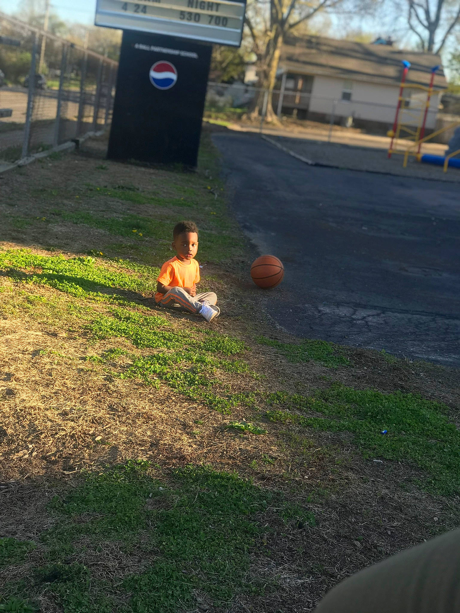 Hakeem joined the competition — help win amazing prizes! asphalt, backyard, child, fun, garden, grass, lawn, leaf, leisure, person, plant, play, sky, tree, yard