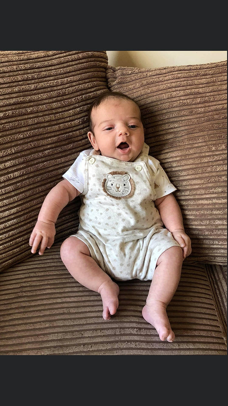 Lenny joined the competition — help win amazing prizes! baby, baby_toddler_clothing, cheek, child, comfort, flash_photography, flooring, foot, grass, happy, iris, monochrome, pattern, person, portrait, portrait_photography, sitting, skin, sleeve, toddler