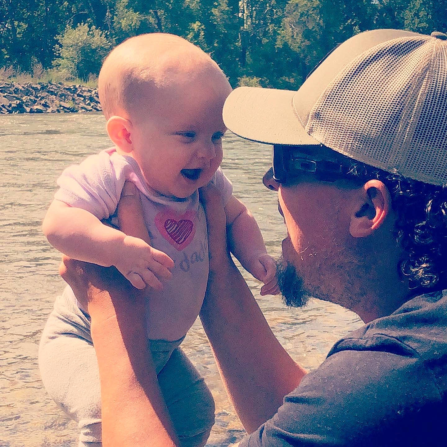 Tillie joined the competition — help win amazing prizes! baby, child, cloud, cool, family, fun, gesture, happy, hat, headgear, human, interaction, love, person, photography, sky, smile, summer, sunlight, toddler