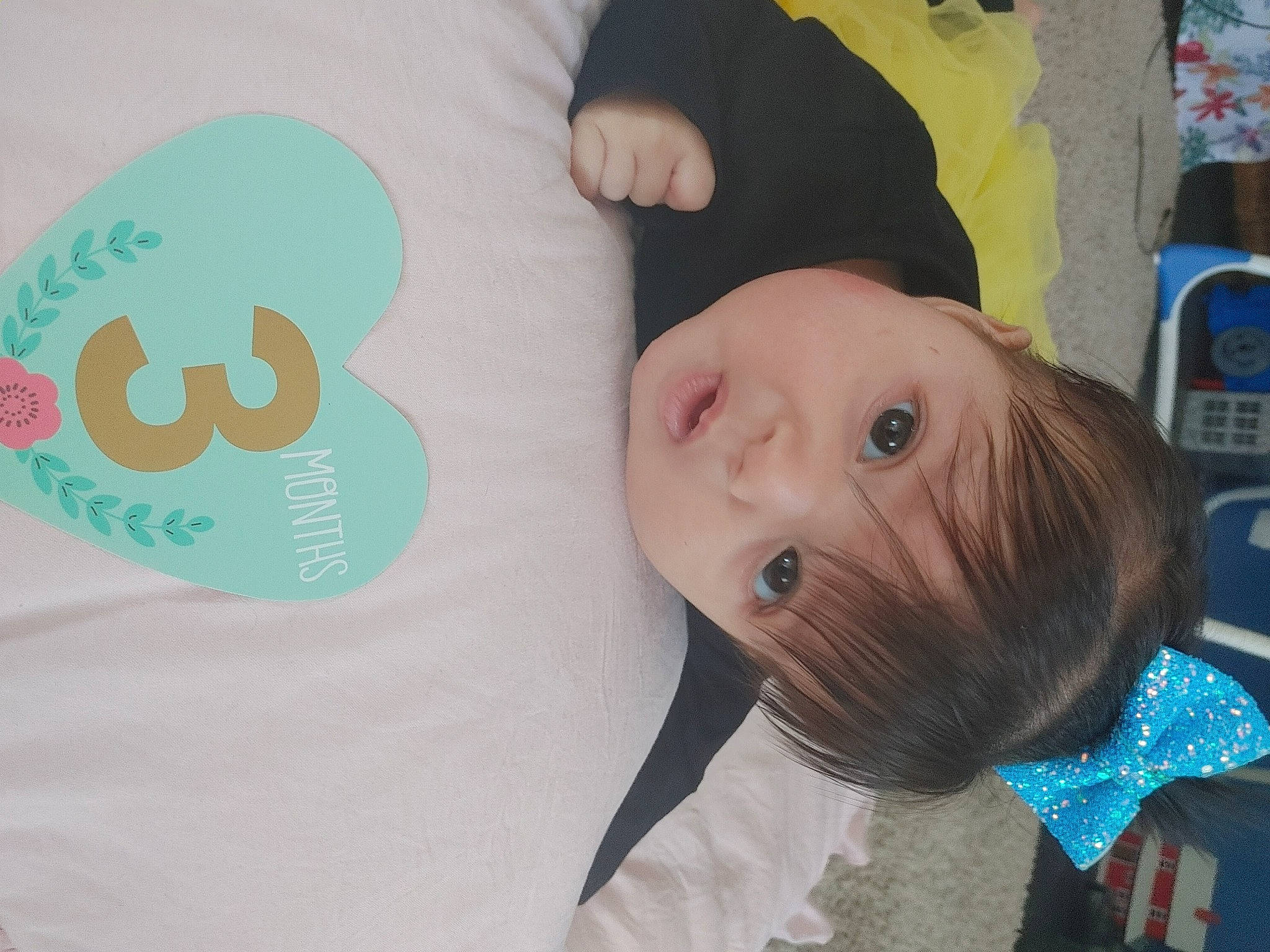 Delilah is registered to the contest to win money with this photo: baby, baby_toddler_clothing, blue, cheek, child, circle, clothing, comfort, electric_blue, facial_expression, font, happy, hat, head, headgear, person, room, sleeve, smile, toddler