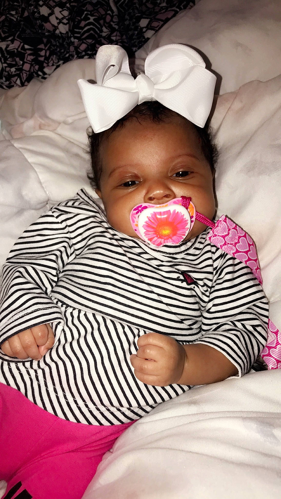 Layloni is registered to the contest to win money with this photo: baby, baby_products, baby_toddler_clothing, cheek, child, fun, mouth, nose, person, pink, product, sleep, toddler