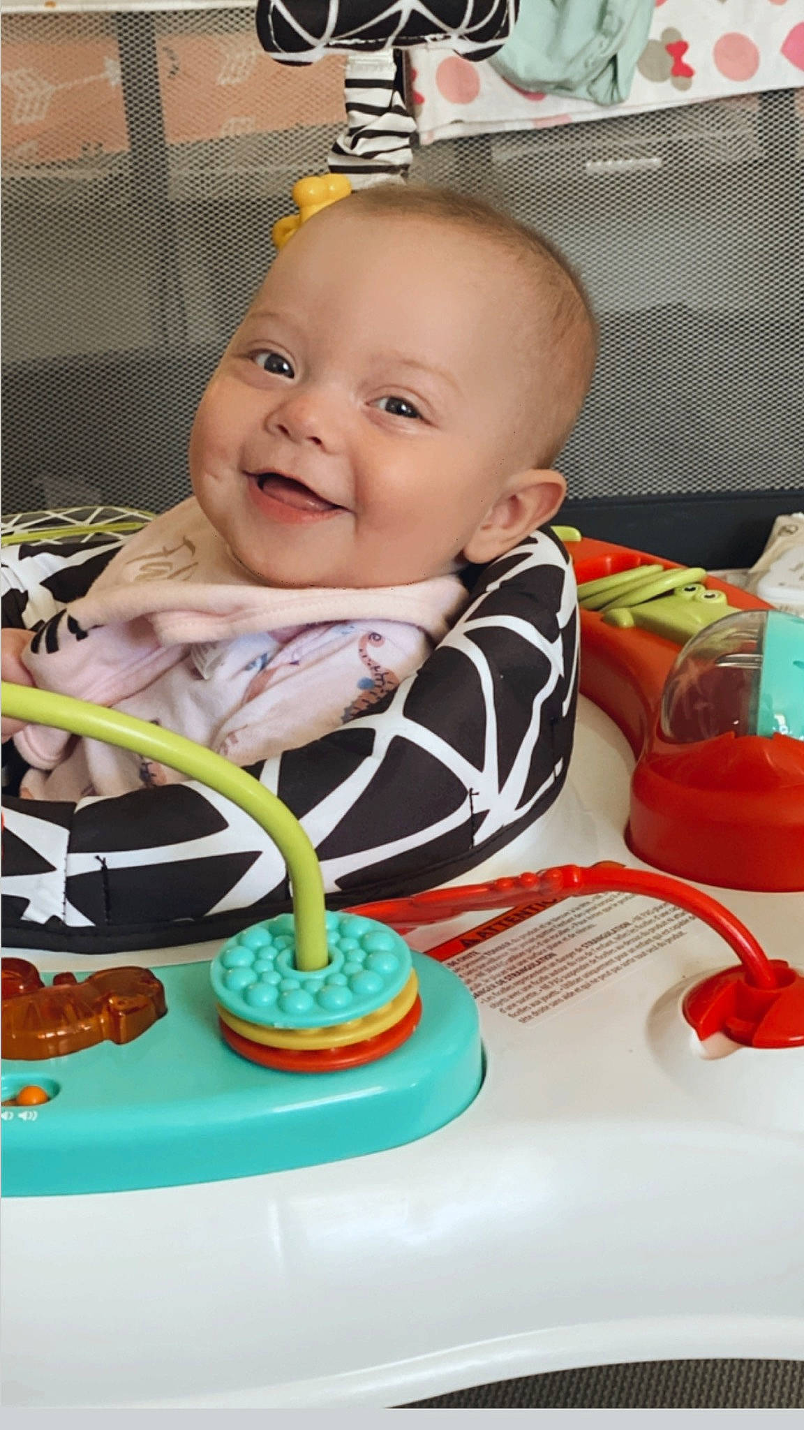 Aria joined the competition — help win amazing prizes! baby, baby_playing_with_toys, baby_products, baby_safety, baby_toddler_clothing, baby_toys, cake_decorating, cake_decorating_supply, cheek, child, fun, happy, icing, joy, person, play, product, sitting, skin, smile
