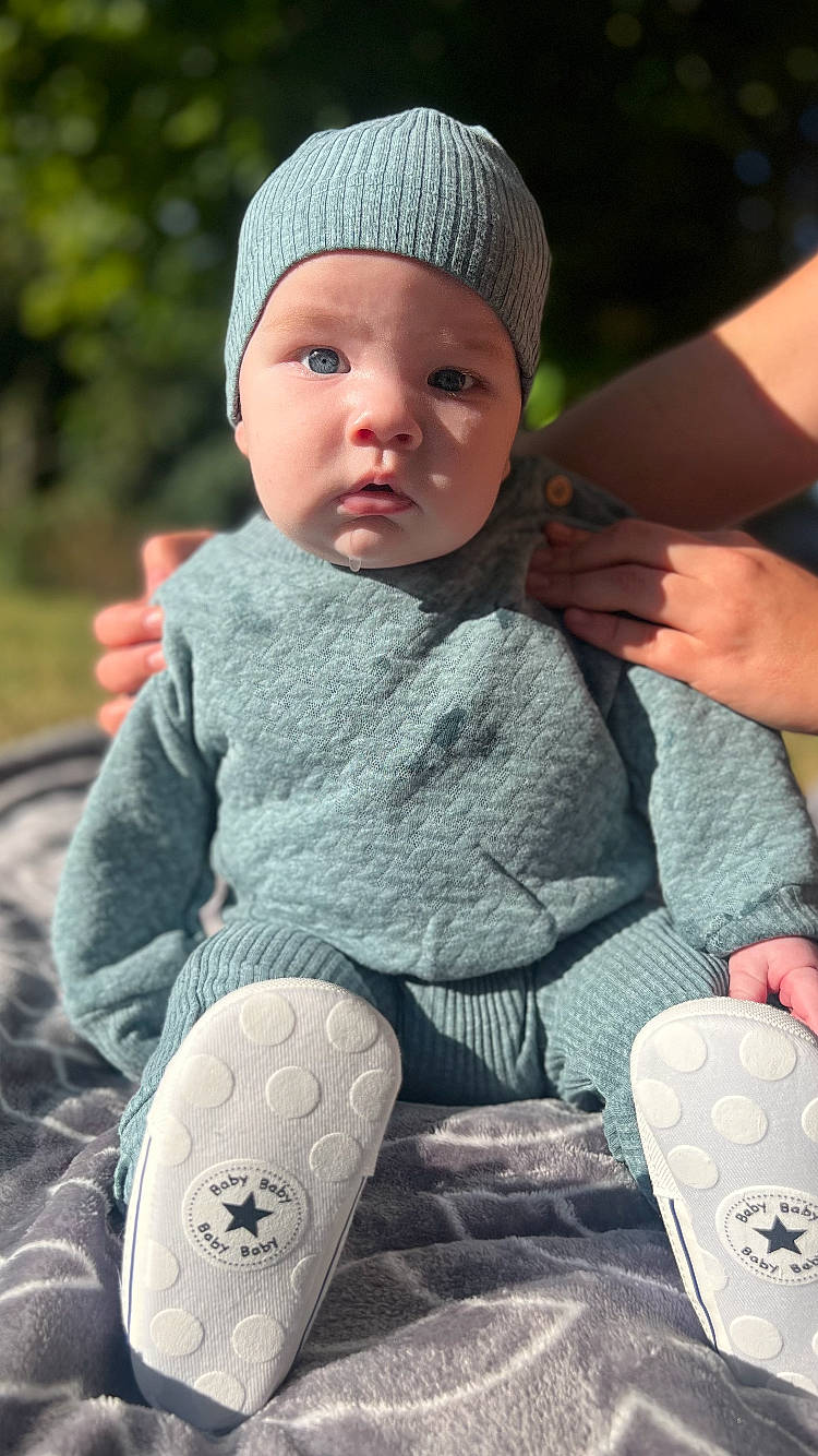 Canaan joined the competition — help win amazing prizes! arm, baby, baby_toddler_clothing, cap, child, cool, facial_expression, finger, grass, hand, happy, headwear, human, organ, people, person, photograph, product, skin, sleeve