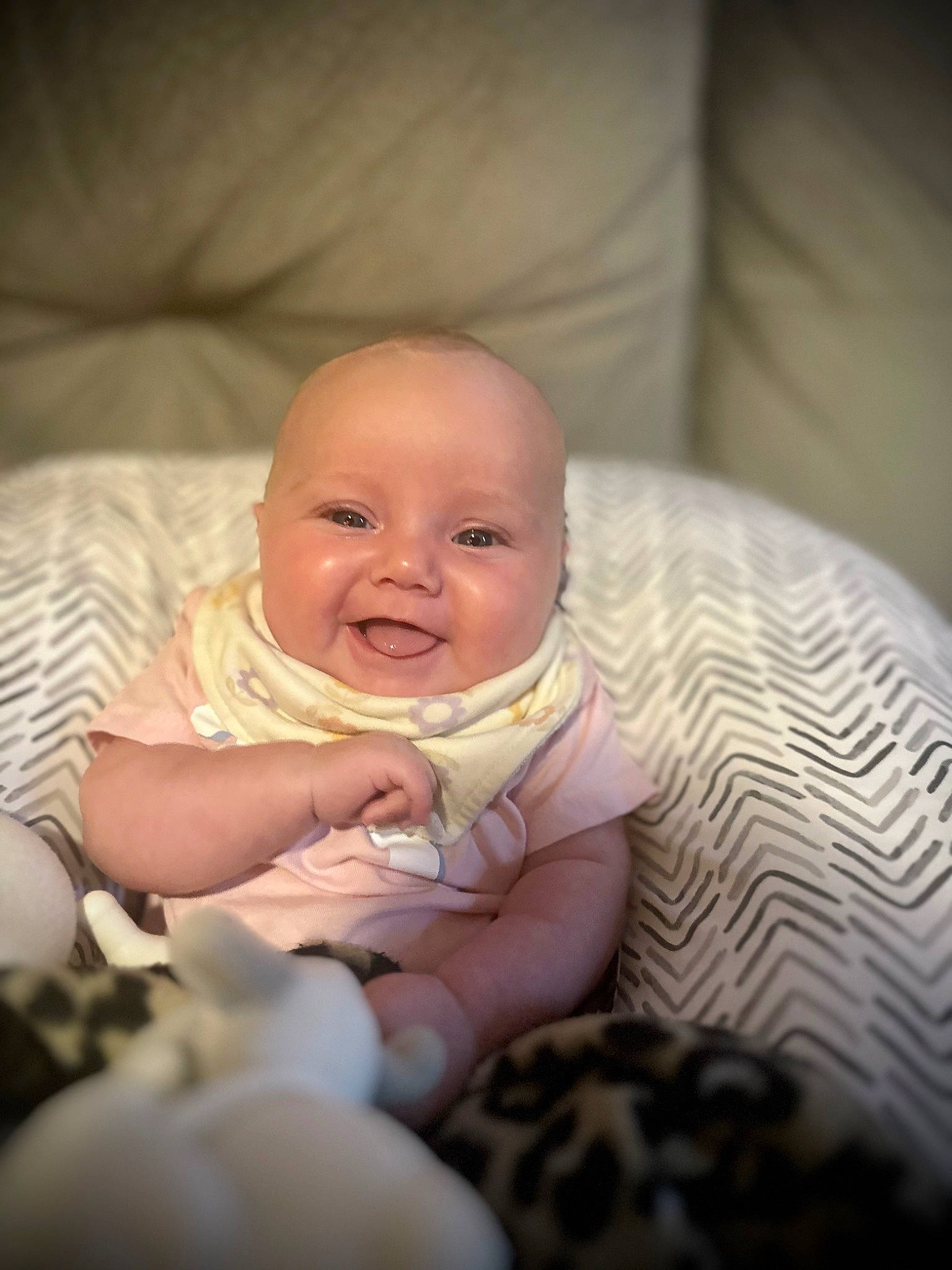 Gemma is registered to the contest to win money with this photo: baby, baby_toddler_clothing, cheek, chin, comfort, eye, face, finger, flash_photography, gesture, happy, iris, joy, lip, mouth, nail, nose, person, skin, smile