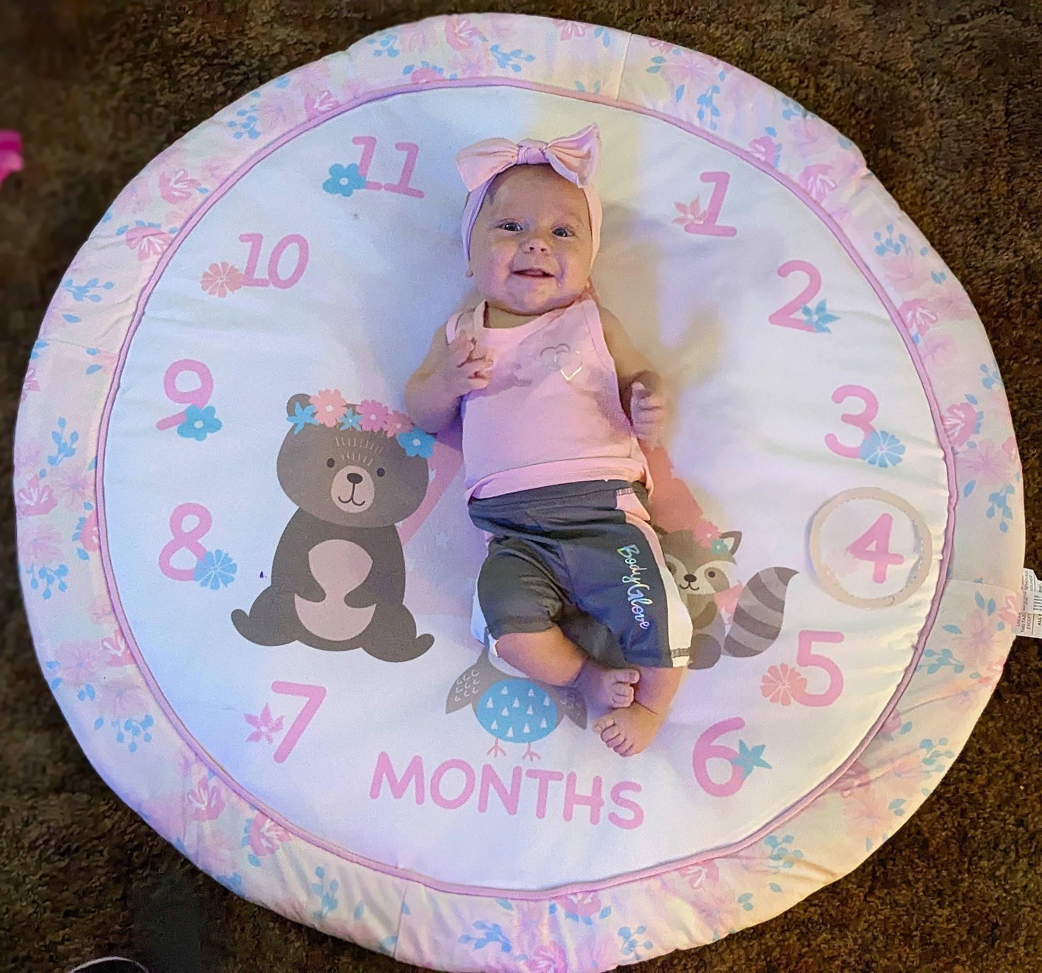 Saili joined the competition — help win amazing prizes! baby, baby_products, baby_toddler_clothing, child, circle, dishware, font, happy, hat, magenta, mammal, pattern, person, pink, play, sitting, sleeve, sock, t_shirt, textile