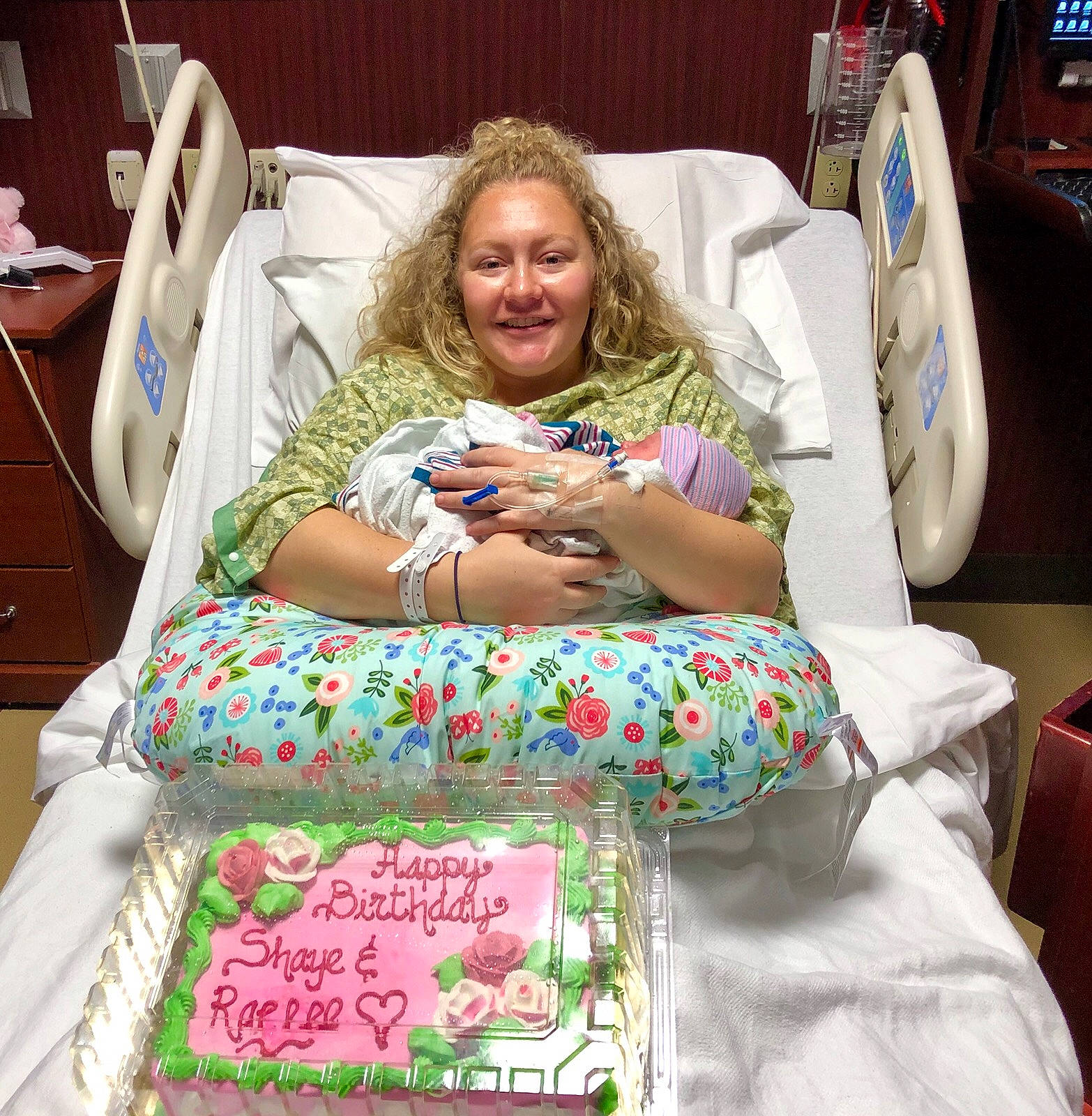 Raelee is registered to the contest to win money with this photo: baby, birth, child, furniture, joy, person, sitting