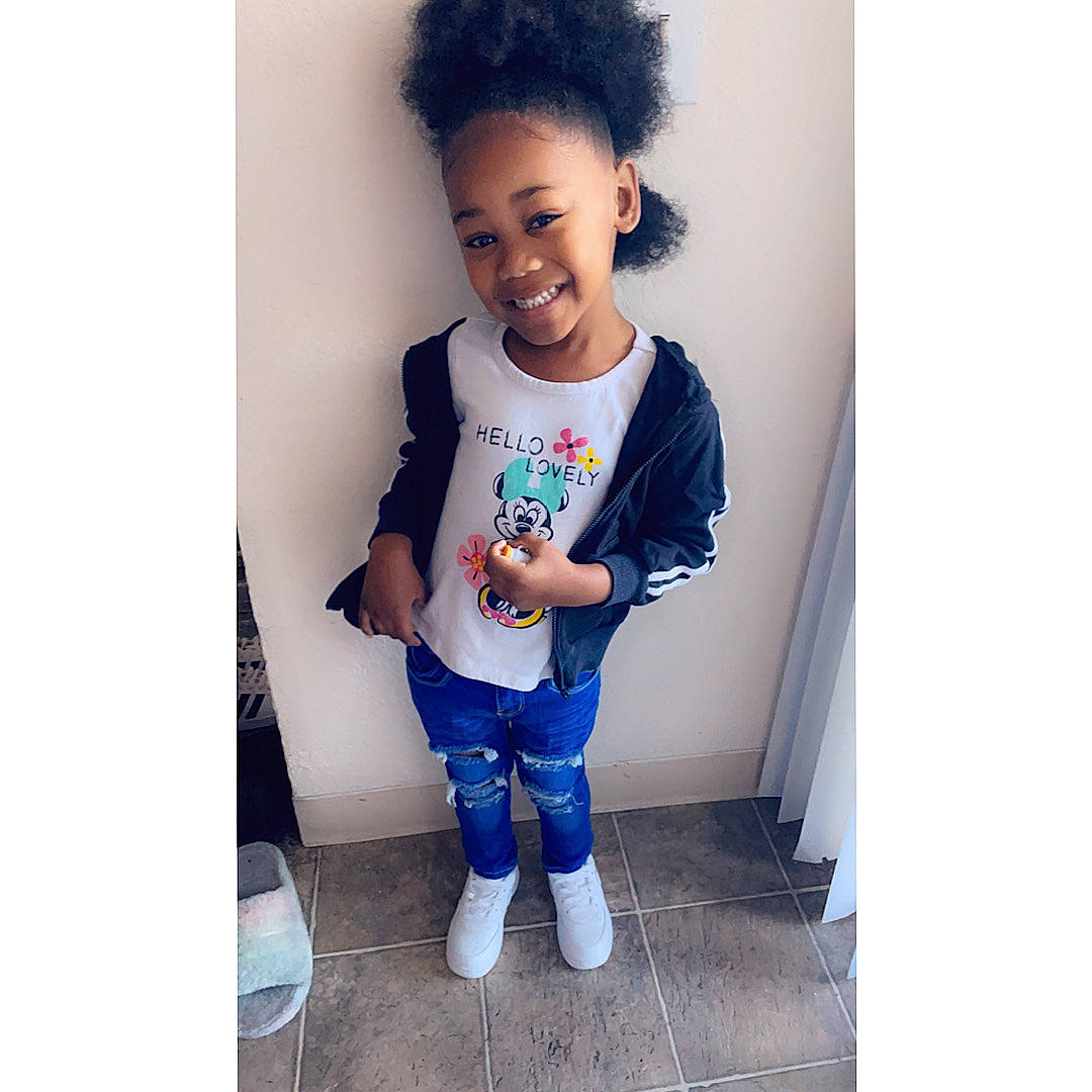 Kenya joined the competition — help win amazing prizes! arm, baby_toddler_clothing, clothing, dress, face, footwear, hair, hairstyle, head, human_body, jeans, joy, outerwear, person, product, shirt, shorts, shoulder, sleeve, smile