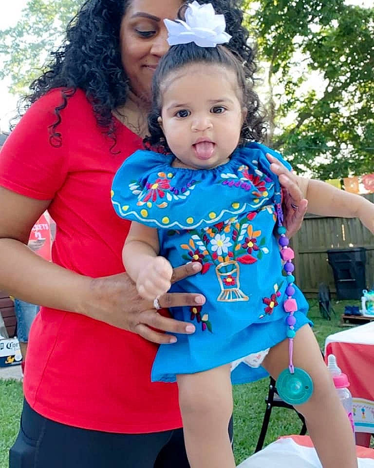 Mialani joined the competition — help win amazing prizes! baby, baby_products, child, daughter, joy, person, play, thigh, toddler