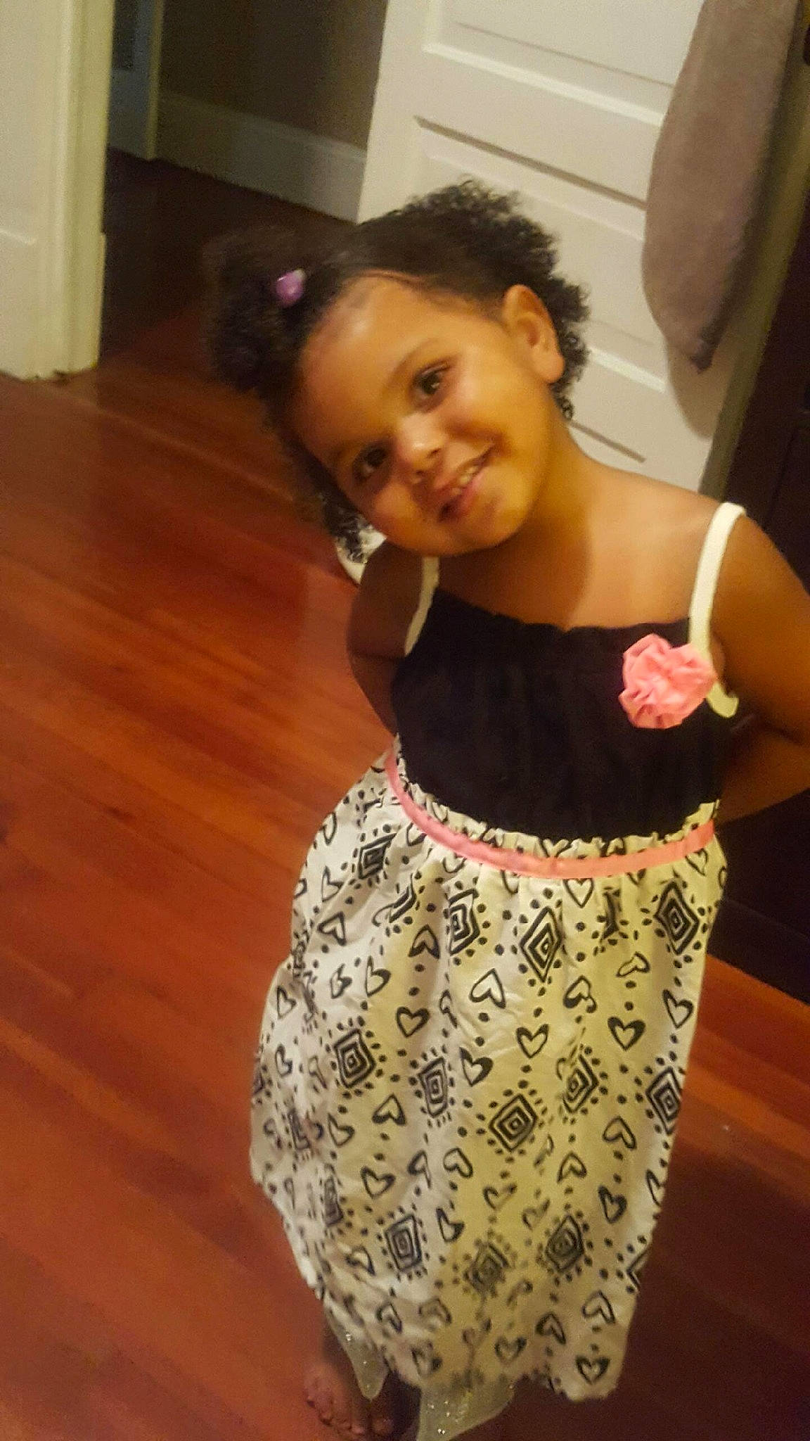 Ayvah joined the competition — help win amazing prizes! child, dress, joy, person, shoulder, toddler