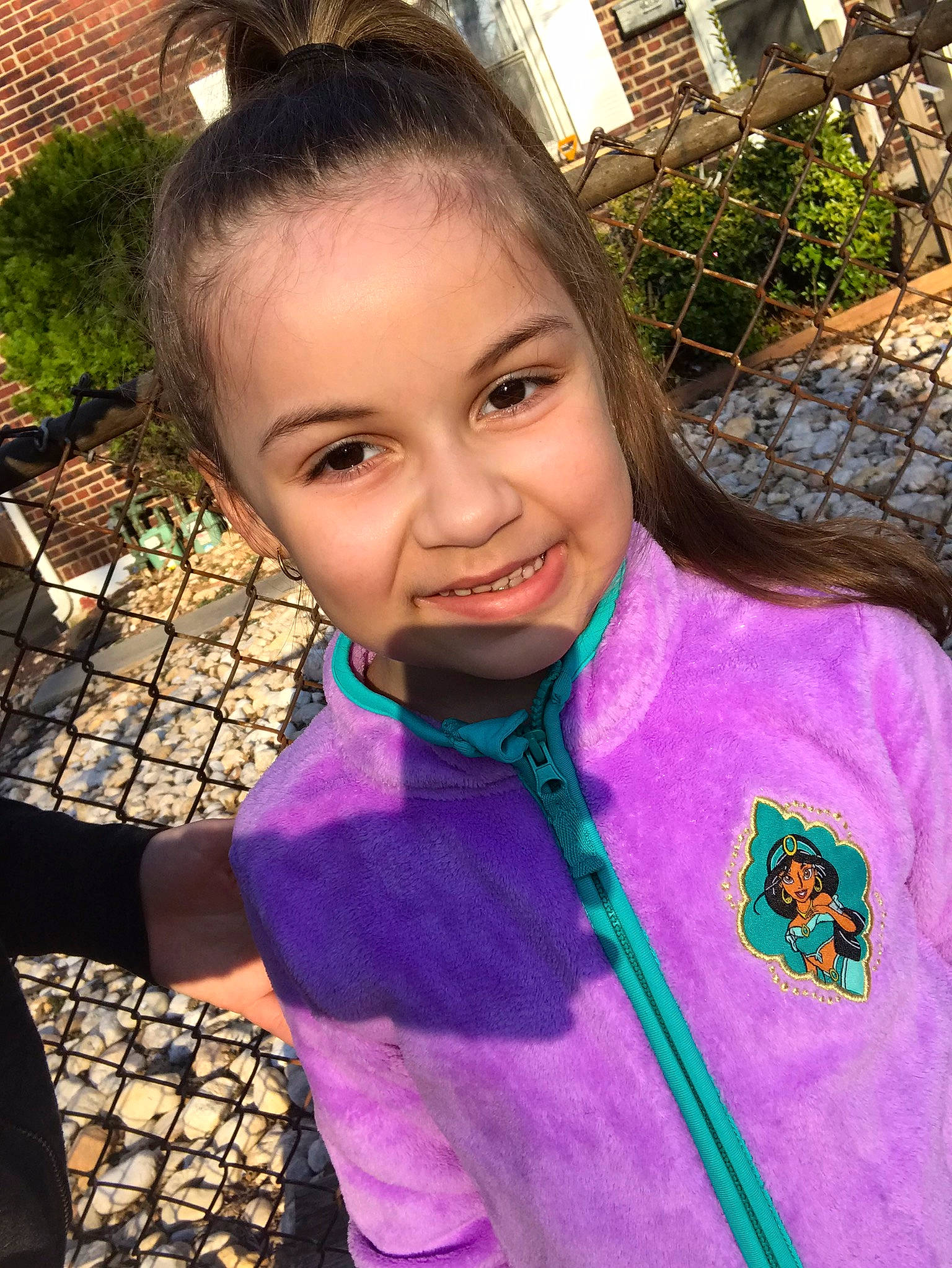 Julissa joined the competition — help win amazing prizes! child, cool, electric_blue, facial_expression, fun, grass, hair, happy, joy, leisure, magenta, organism, person, plant, recreation, skin, sleeve, smile, spring, toddler