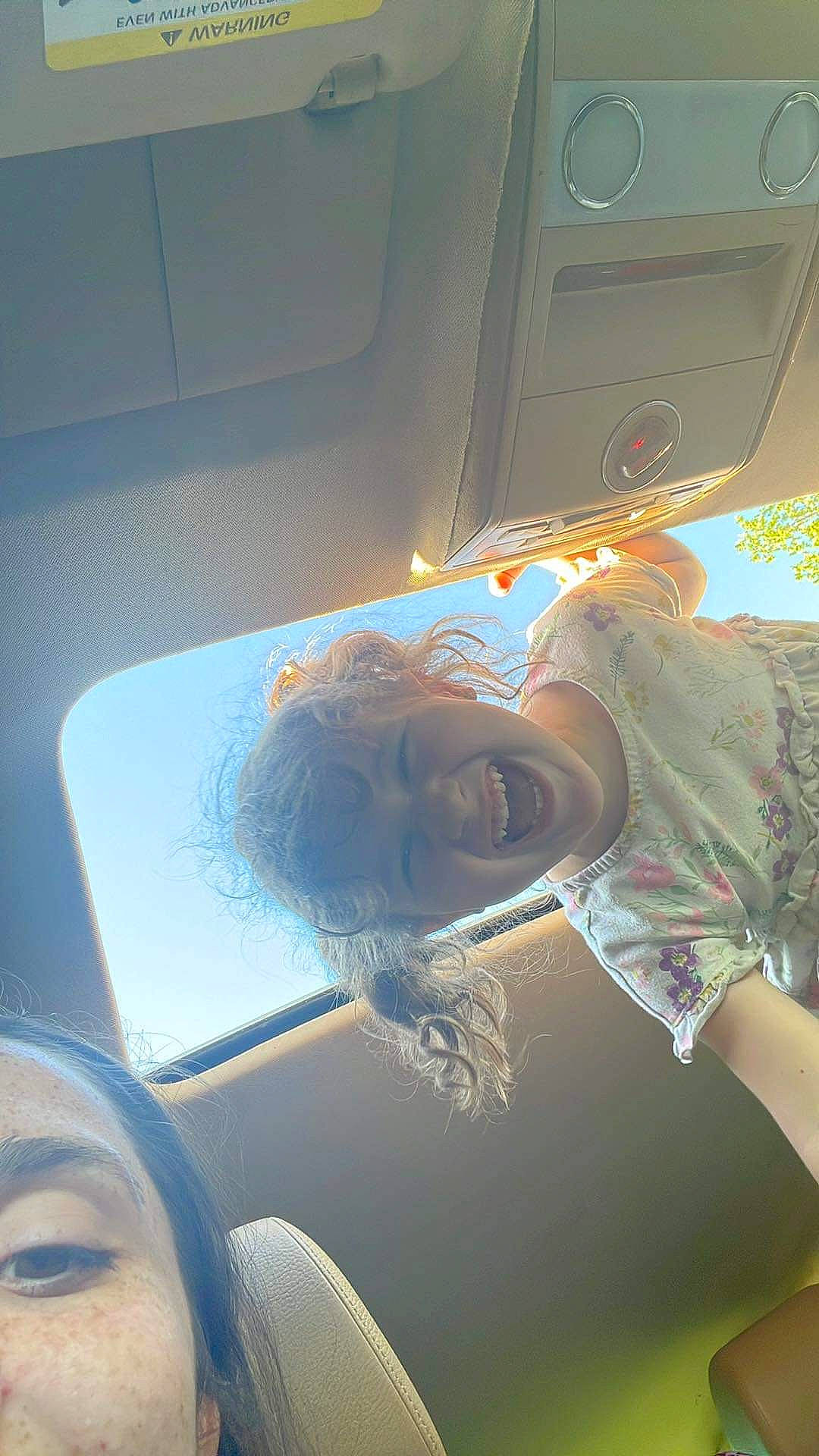 Raelynn joined the competition — help win amazing prizes! automotive_window_part, car_seat, child, comfort, elbow, eyewear, finger, fun, human_leg, leisure, lighting, mouth, passenger, person, public_transport, room, sitting, thigh, vehicle_door, window