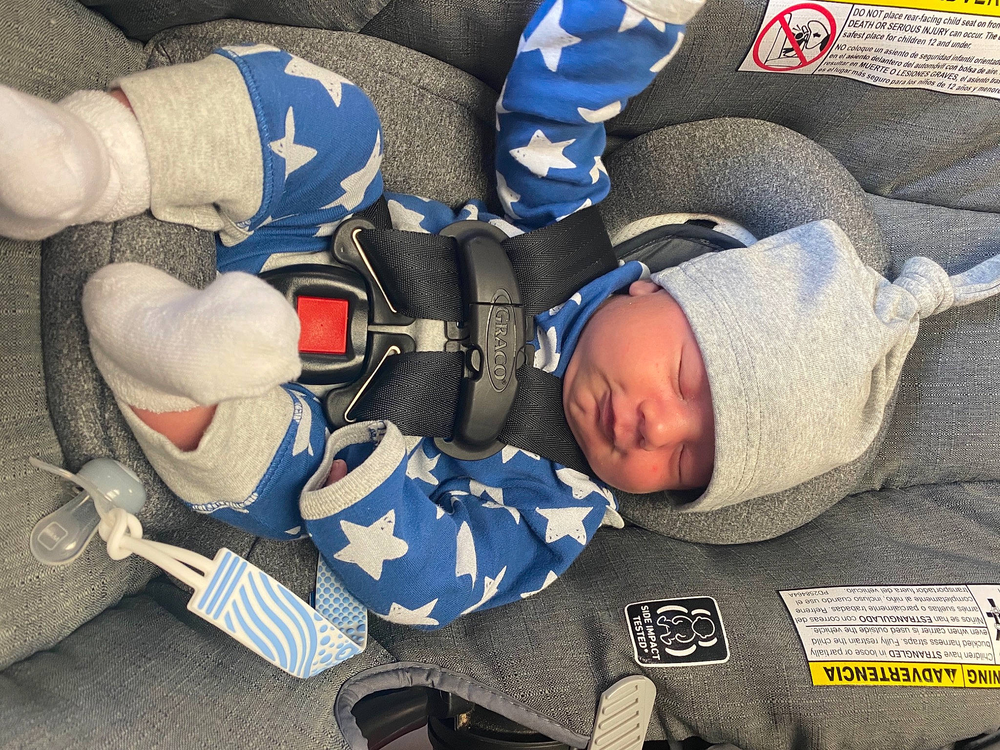 Wayland joined the competition — help win amazing prizes! baby, baby_products, baby_sleeping, baby_toddler_clothing, carmine, child, comfort, elbow, electric_blue, headwear, nap, person, sleep, sleeve, toddler, wrist