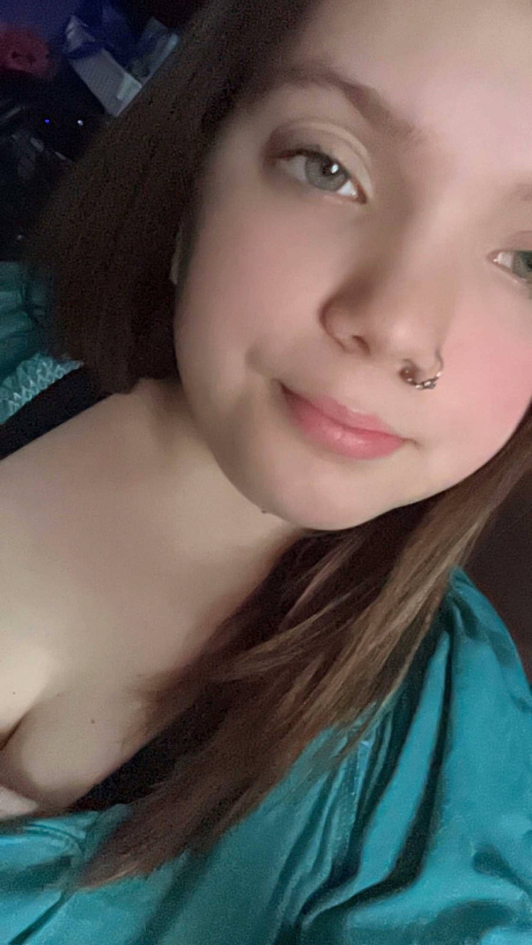 Jayla is registered to the contest to win money with this photo: blouse, bodypart, brownhair, dimples, face, female, girl, hair, happy, head, neck, person, photography, piercing, portrait, selfie, shoulder, skin, smile, teen