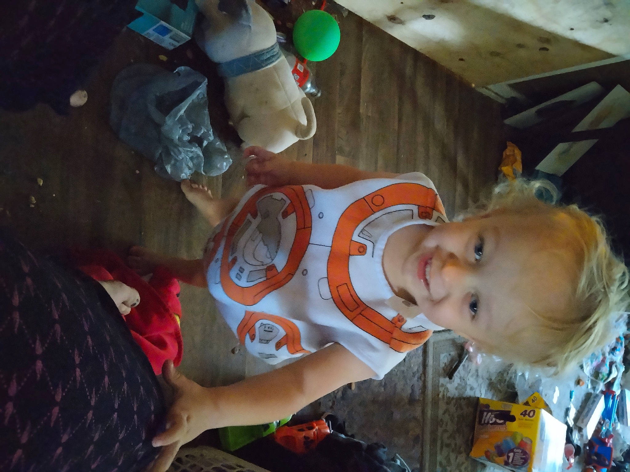 Kaylen is registered to the contest to win money with this photo: baby, baby_products, baby_toddler_clothing, baby_toys, carmine, child, fun, happy, joy, leisure, mouth, pattern, person, play, room, sitting, stuffed_toy, toddler, toy, wood