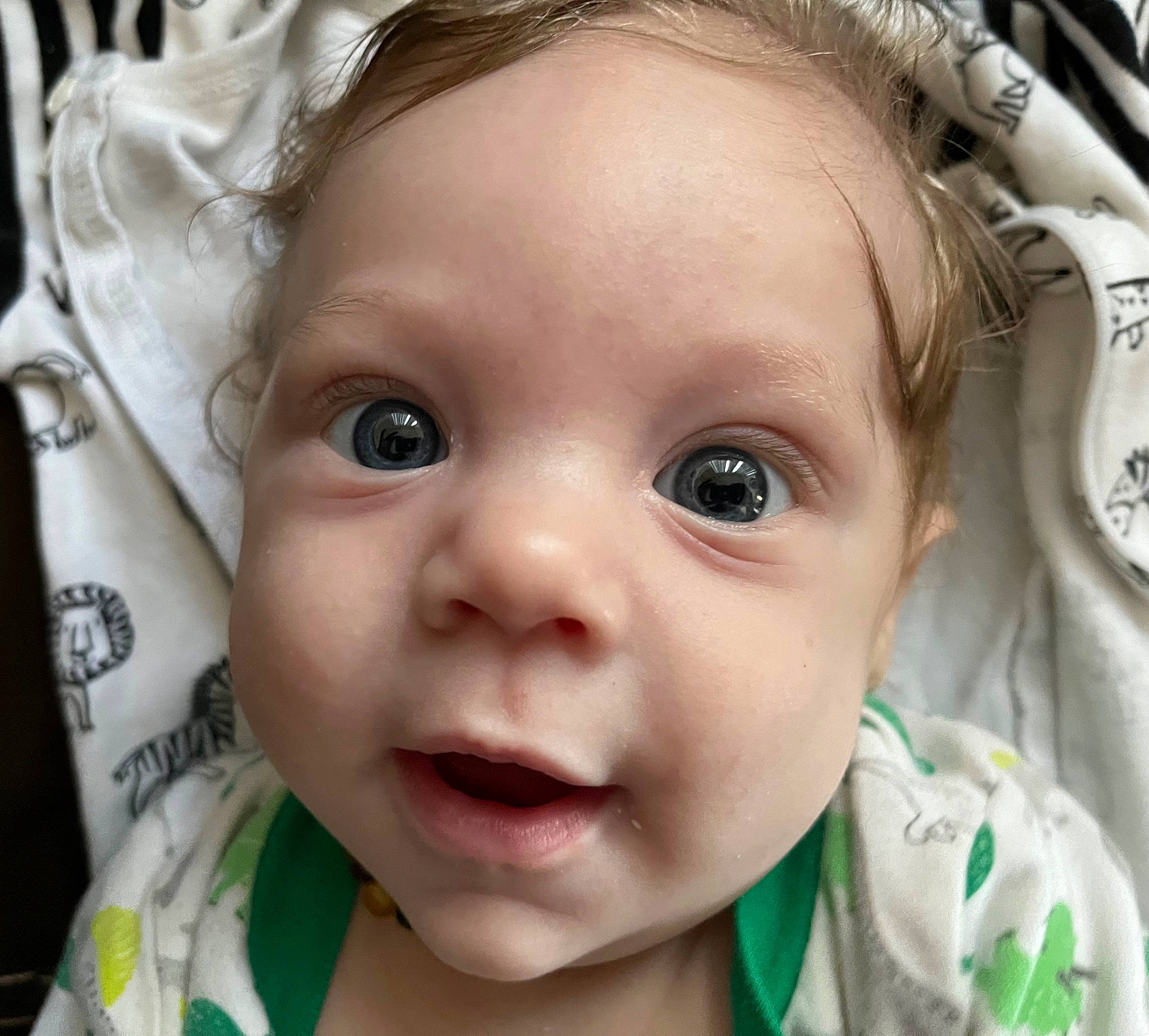 Russell joined the competition — help win amazing prizes! baby, cheek, chin, ear, eye, eyebrow, eyelash, facial_expression, forehead, hair, hairstyle, head, iris, lip, mouth, nose, organ, person, skin, smile