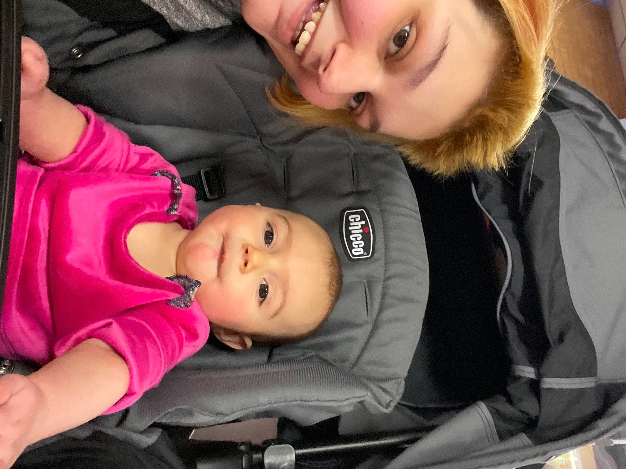 Annabella Rose joined the competition — help win amazing prizes! baby, baby_carriage, baby_toddler_clothing, cheek, comfort, eye, face, facial_expression, fun, hairstyle, happy, human, interaction, joy, lip, mouth, nose, person, skin, smile