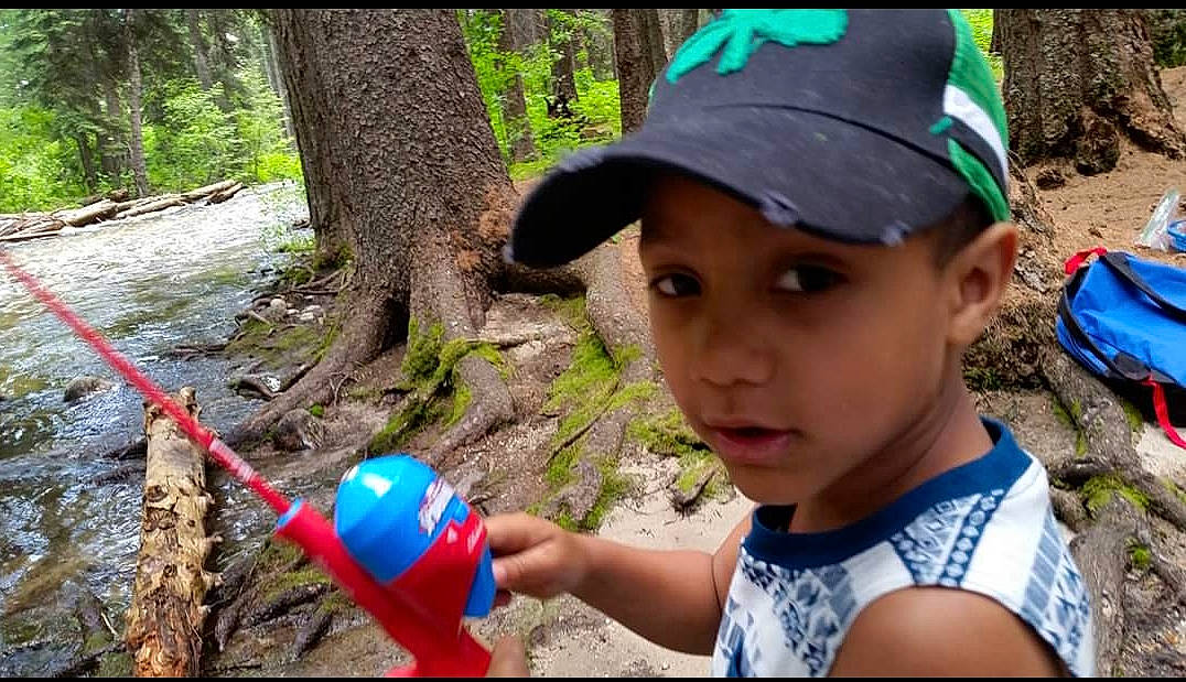 Makai joined the competition — help win amazing prizes! child, headwear, jungle, person, play, recreation