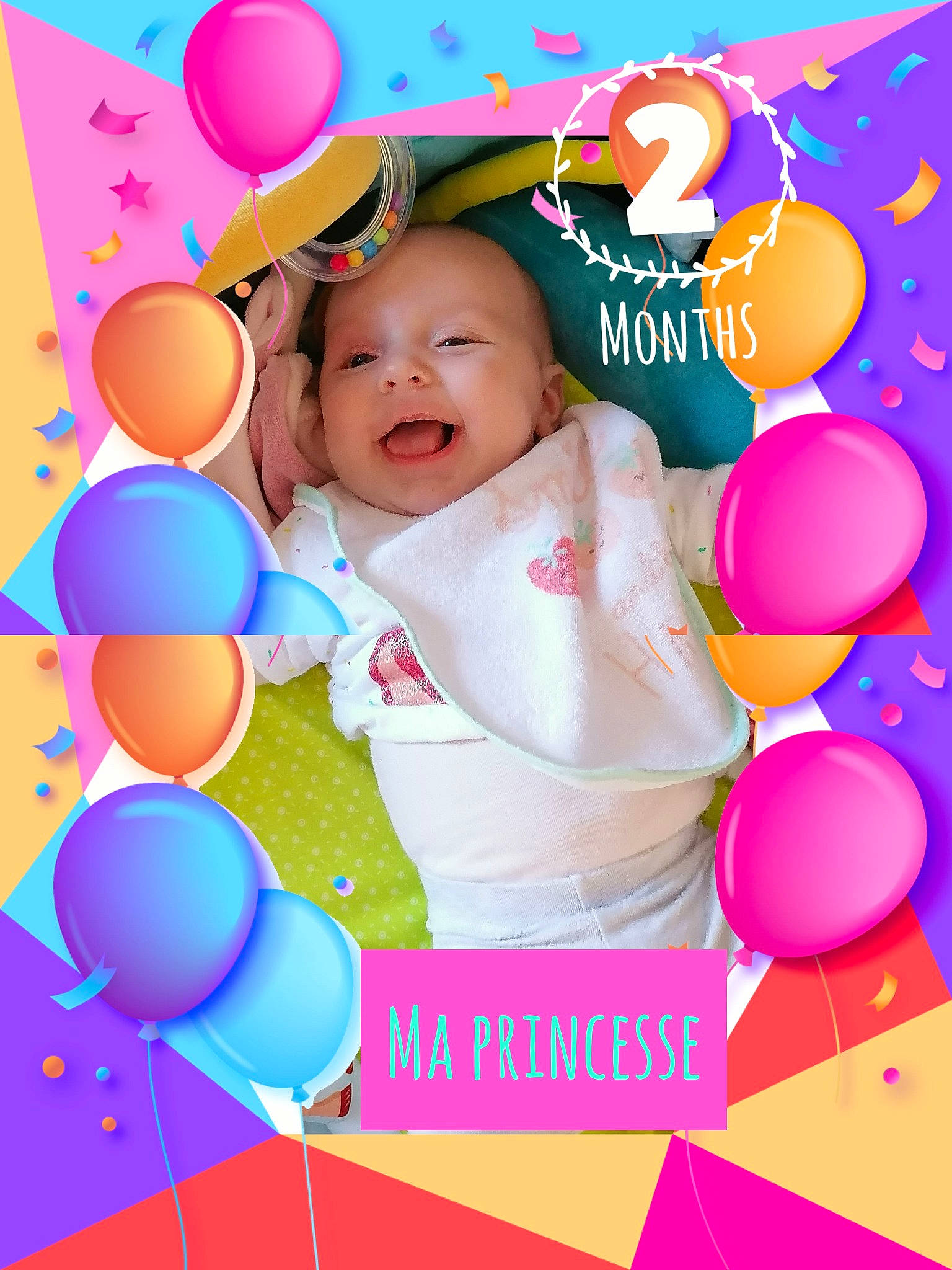 Clarysse participe au concours pour gagner de l'argent avec cette photo : baby_playing_with_toys, birthday_party, child, happy, person, photography, photomontage, pink, play, playing_with_kids, smile, toddler