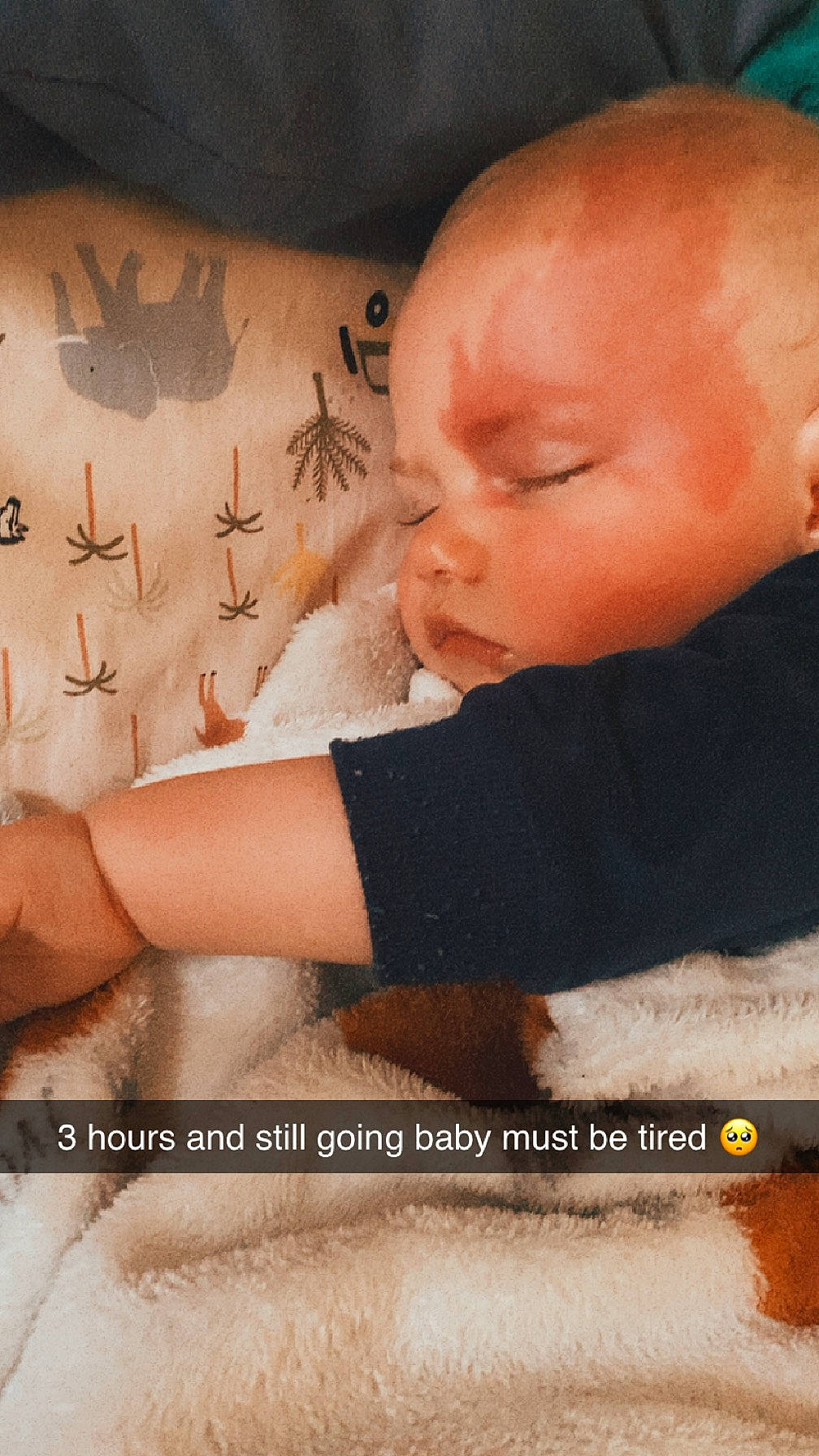 Jax joined the competition — help win amazing prizes! arm, baby, baby_toddler_clothing, cheek, child, comfort, finger, flooring, fur, gesture, happy, linens, nail, neck, pattern, person, room, skin, sleeve, toddler