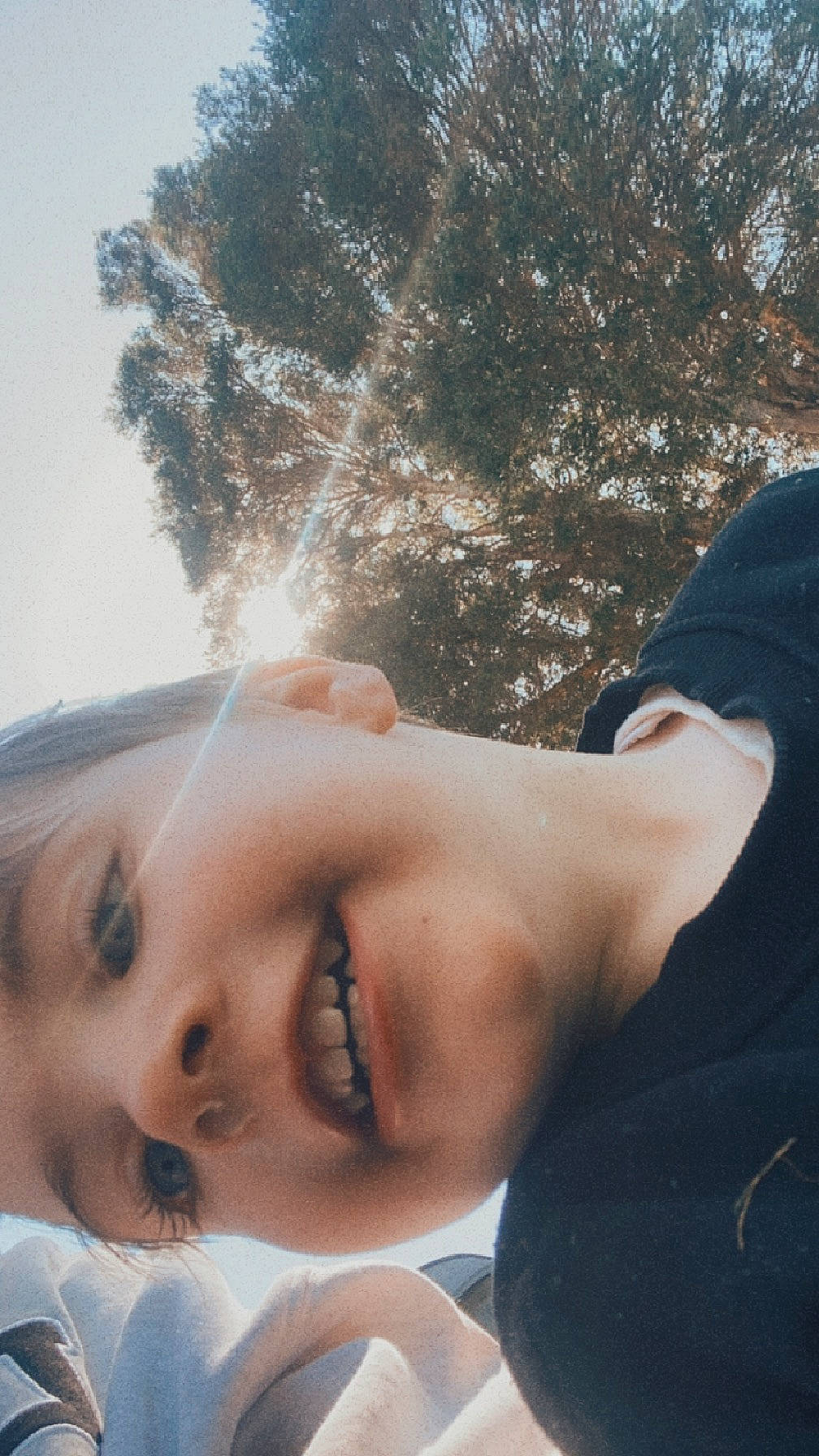 Mason is registered to the contest to win money with this photo: barechested, child, eyebrow, eyelash, eyewear, fun, gesture, grass, happy, joy, leisure, lens_flare, lip, people_in_nature, person, portrait_photography, recreation, selfie, sky, smile