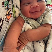 Sevyen joined the competition — help win amazing prizes! baby, smiling, face, arm, blanket, cozy, infant, child, cute, sleepwear, soft, happy, closeup, person, skin, pattern, cartoon, fabric, colorful, indoor