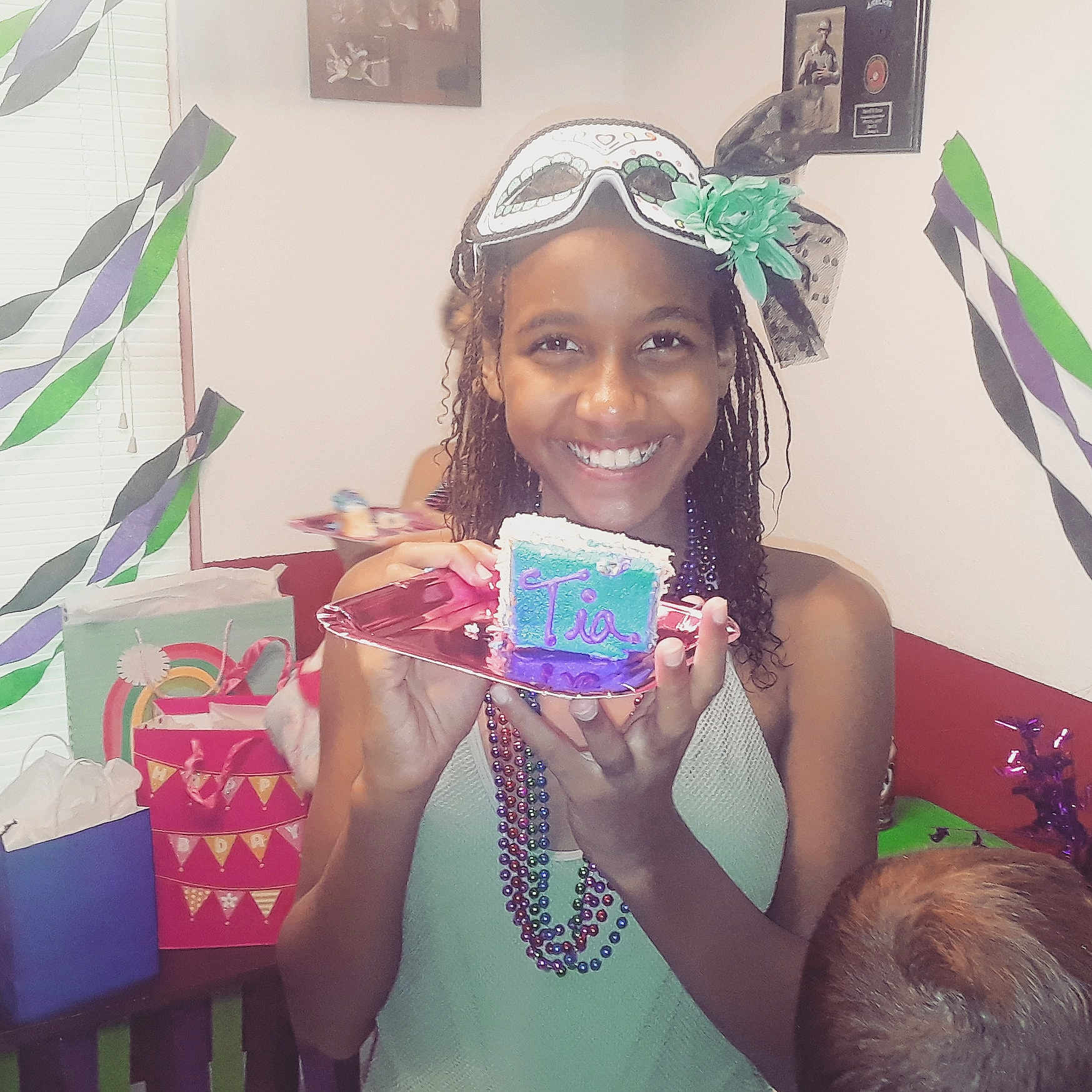 Tia Lynn joined the competition — help win amazing prizes! black_hair, child, cool, face, fashion_accessory, forehead, fun, hair_accessory, happy, head, headpiece, joy, lip, long_hair, party, person, photography, selfie, skin, smile