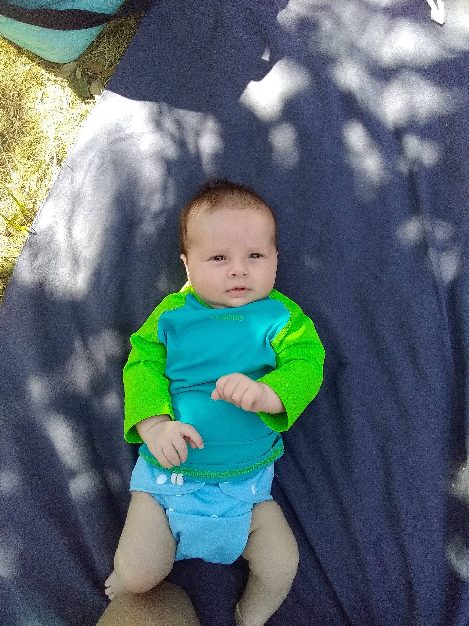 Lilouan participe au concours pour gagner de l'argent avec cette photo : baby, child, green, person, skin, smile, toddler, tree, vacation, world