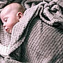 baby, sleeping, blanket, soft, cozy, infant, child, wrapped, peaceful, portrait, face, hand, texture, warm, comfort, cute, rest, homedecor, photography, toddler