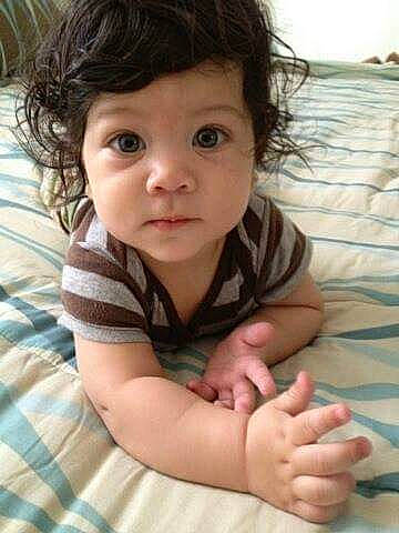 Eddy joined the competition — help win amazing prizes! arm, baby, black_hair, brown_hair, cheek, child, chin, eye, face, finger, forehead, gesture, hand, lip, nose, person, skin, smile, thumb, toddler