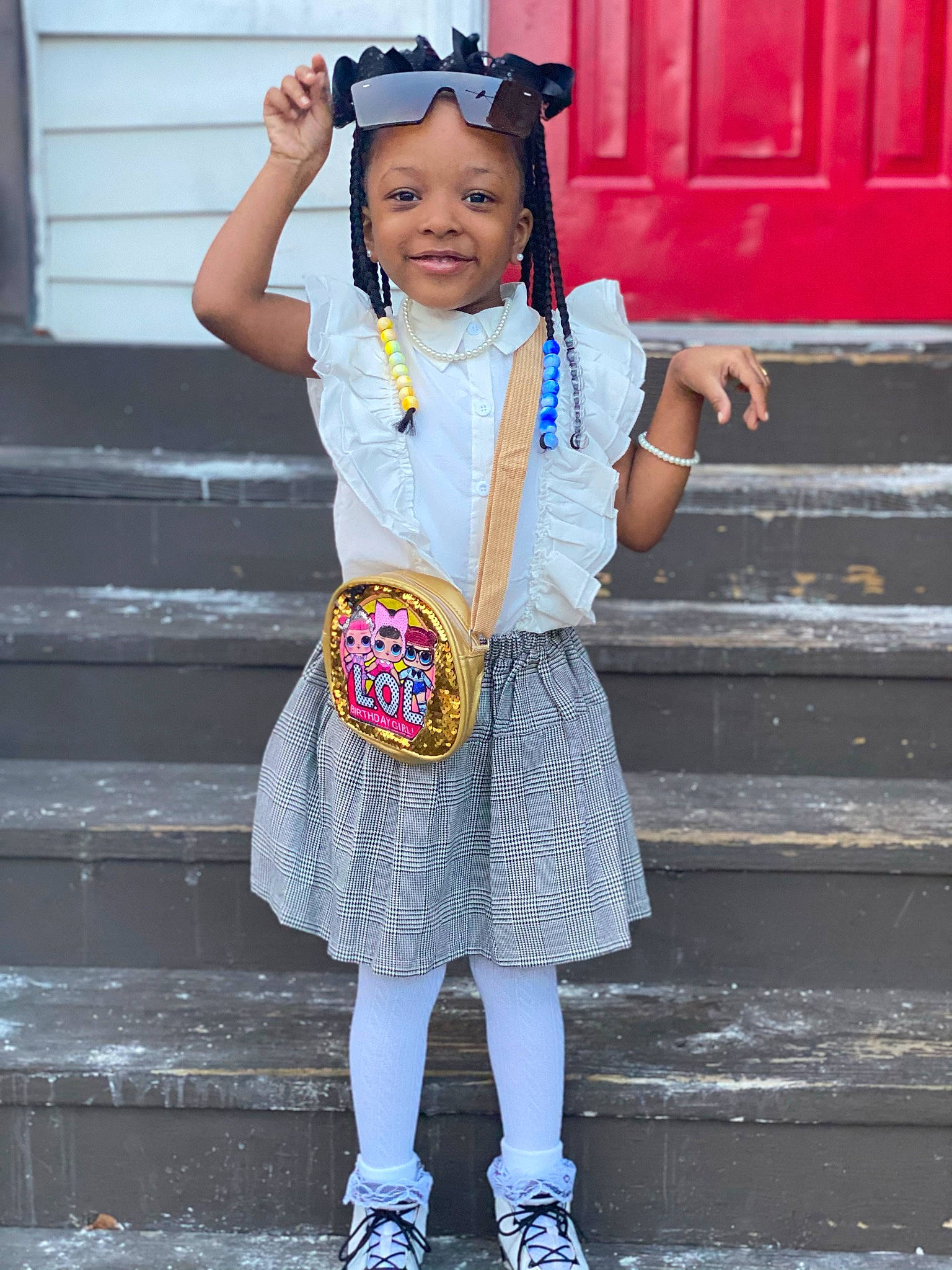 Princess is registered to the contest to win money with this photo: baby_toddler_clothing, blue, clothing, cool, eye, face, fashion, happy, head, headwear, human_body, joint, joy, outerwear, person, pink, purple, shoulder, skin, sleeve