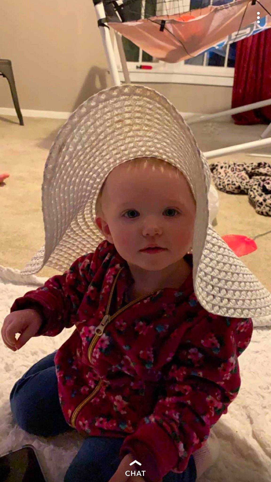 Hazleigh is registered to the contest to win money with this photo: art, baby, beanie, bonnet, cap, child, clothing, crochet, head, headgear, knit_cap, knitting, outerwear, person, play, toddler, wool