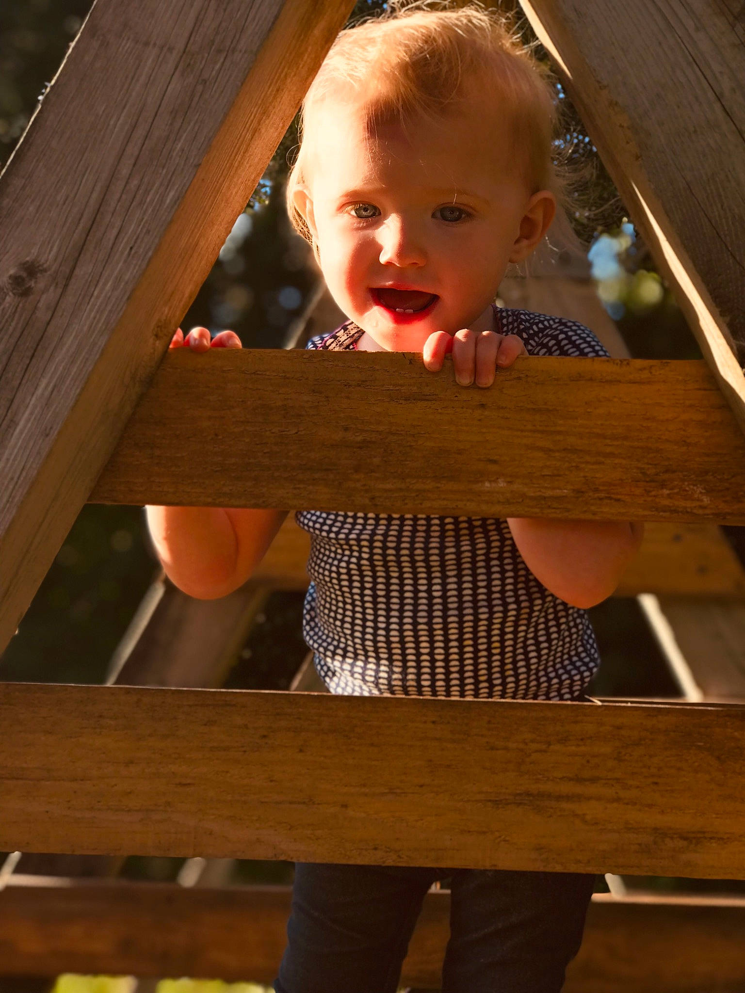 Hazleigh joined the competition — help win amazing prizes! child, person, toddler, wood