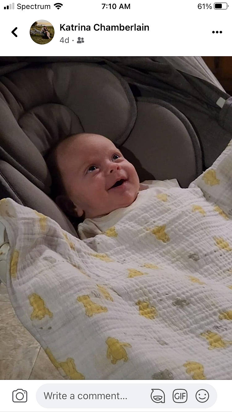 Lydia is registered to the contest to win money with this photo: baby, baby_products, baby_safety, baby_sleeping, baby_toddler_clothing, bedding, bedtime, blanket, car_seat, child, comfort, linens, person, product, room, skin, sleep, smile, textile, toddler