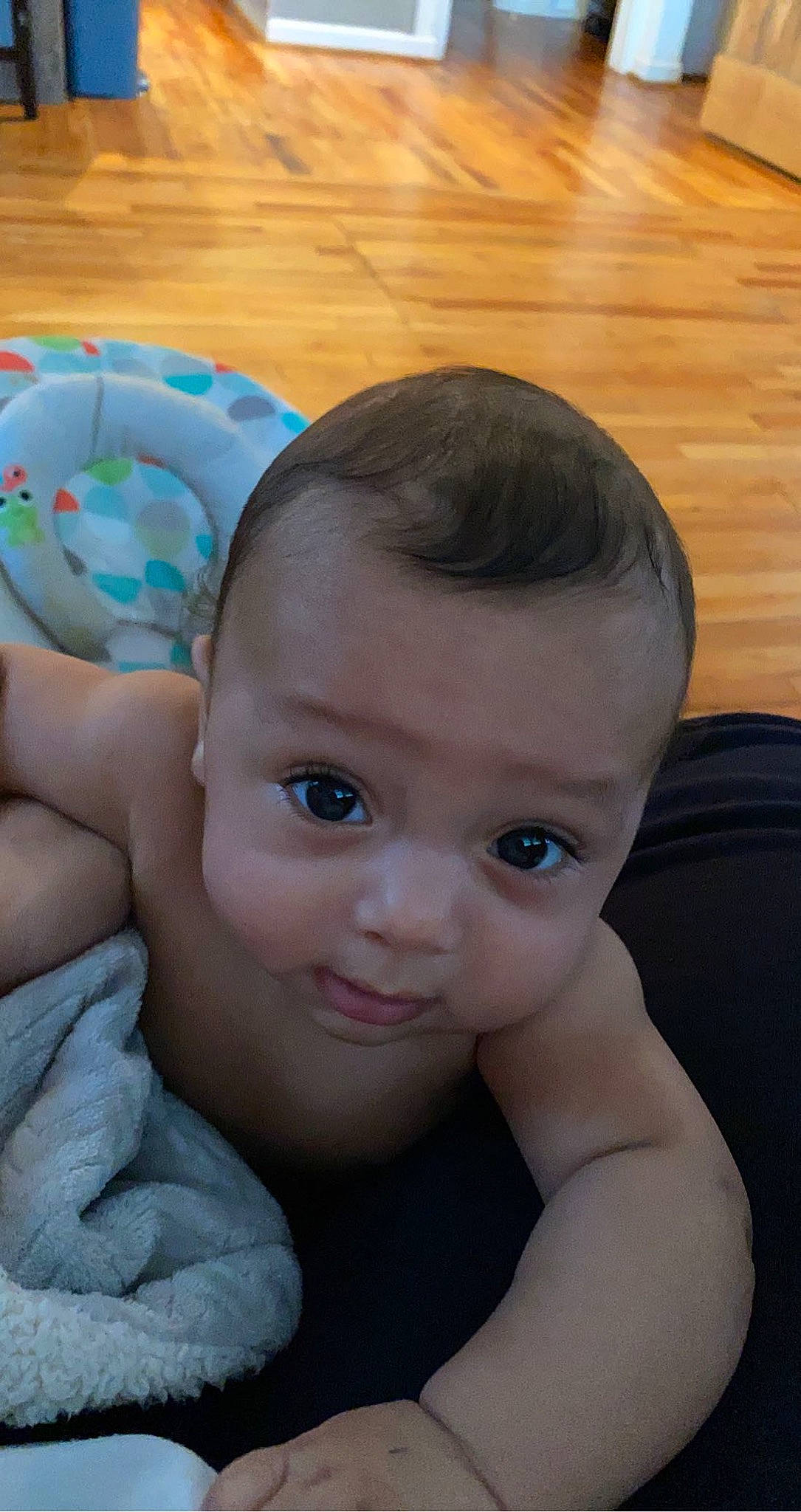 Jarell joined the competition — help win amazing prizes! baby, baby_bathing, cheek, chest, chin, ear, eyebrow, eyelash, face, finger, forehead, gesture, happy, head, iris, mouth, muscle, neck, nose, person